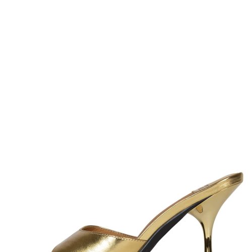 AGENT Jeffrey Campbell Heeled Sandal Gold Metallic 