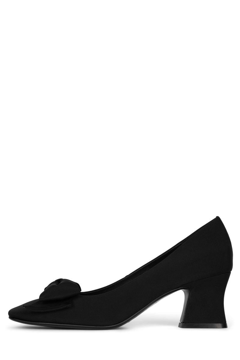 ANNELIESE Pump ST Black Faille 6