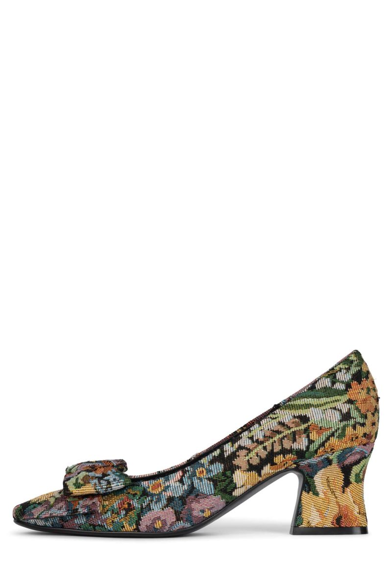 ANNELIESE Pump ST Floral Tapestry 6