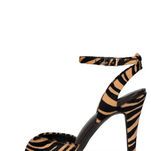 BAR-HOP-F Jeffrey Campbell Heeled Sandals Beige Black Zebra