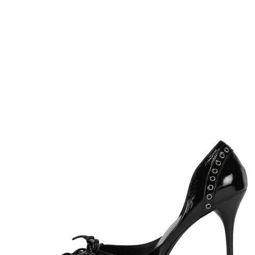 BUSTLE-B Pump YYH Black Shiny Pewter 6