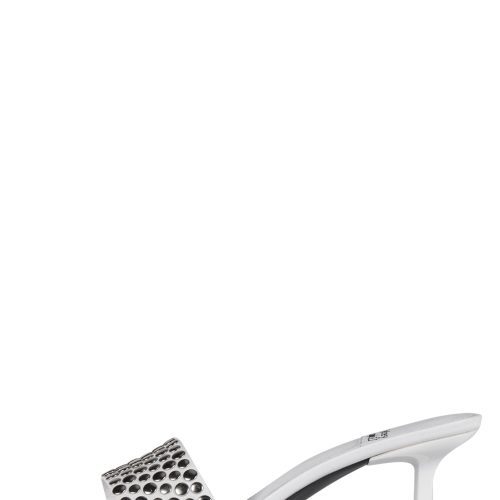 CAPTURE-NT Heeled Sandal YYH White Silver 6 