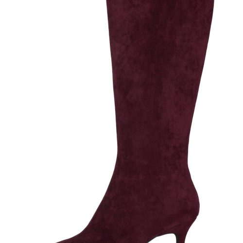 CHECK-MATE Knee-High Boot YYH Wine Suede 6 