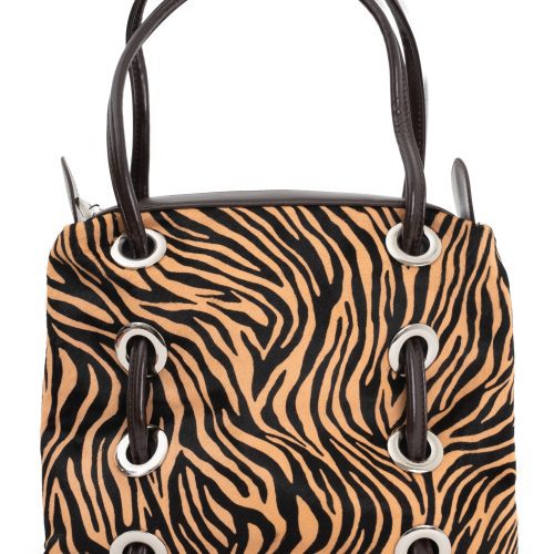 CHESSY-F Bag ST Tan Black Zebra