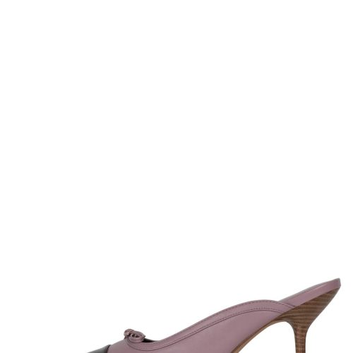 CHOPINE-2 Jeffrey Campbell Stiletto Mule Brown Patent Pink