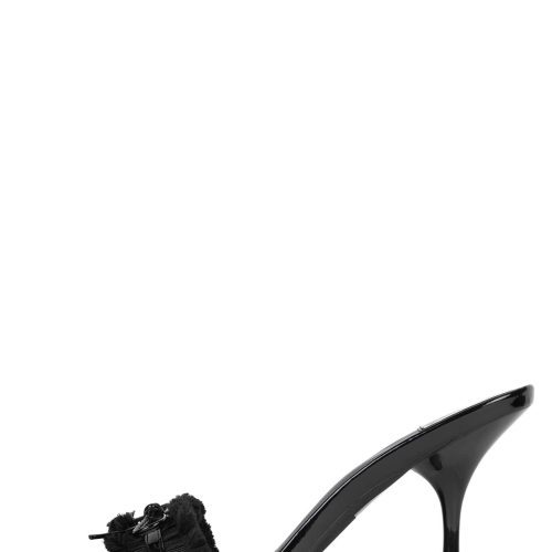 CINNAMON Jeffey Campbell Stiletto Sandal Black Black