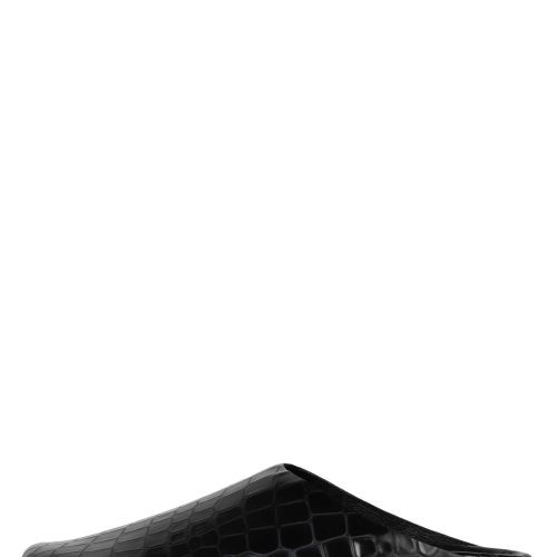 CONTENT Jeffrey Campbell Flat Mule Black Croco