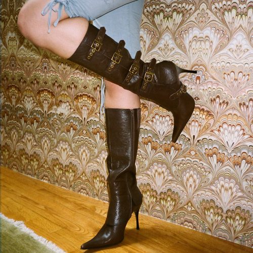 corseted knee high boot yyh 839849