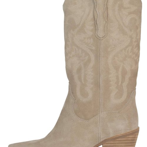 DAGGET Jeffrey Campbell Western Boots Sand Suede