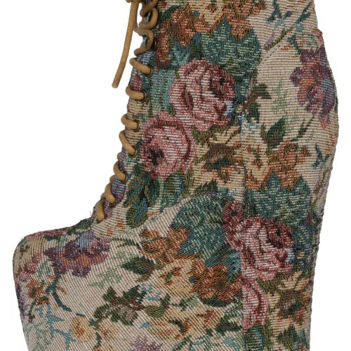 DAMSEL HS Natural Floral Tapestry 6 