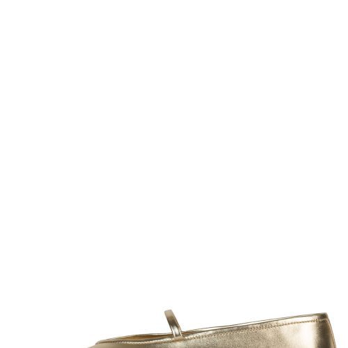 DANCERINA Jeffrey Campbell Ballet Flats Gold