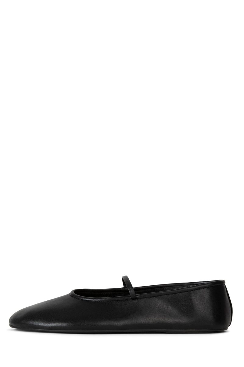 DANCERINA Jeffrey Campbell Ballet Flats Black