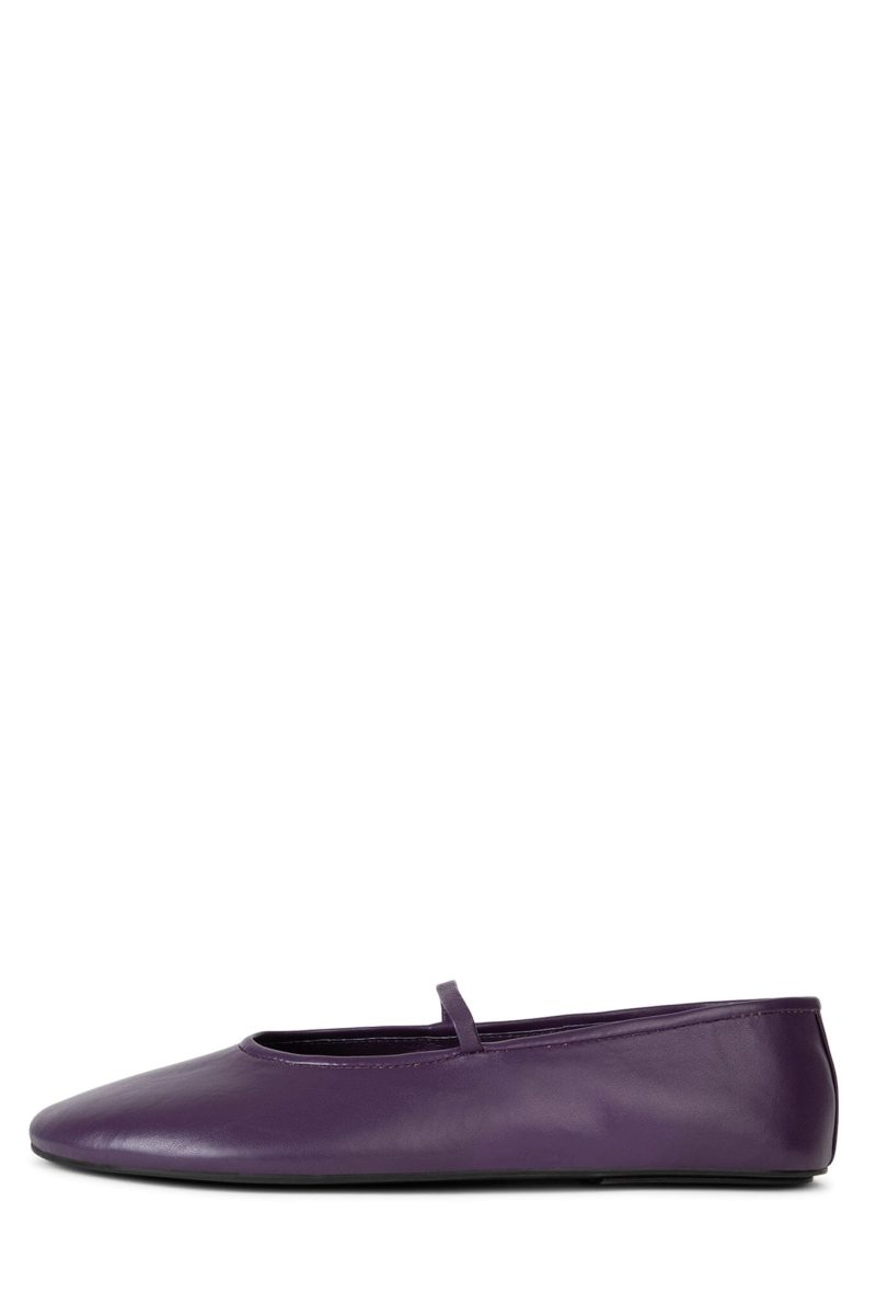 DANCERINA Jeffrey Campbell Ballet Flats Purple