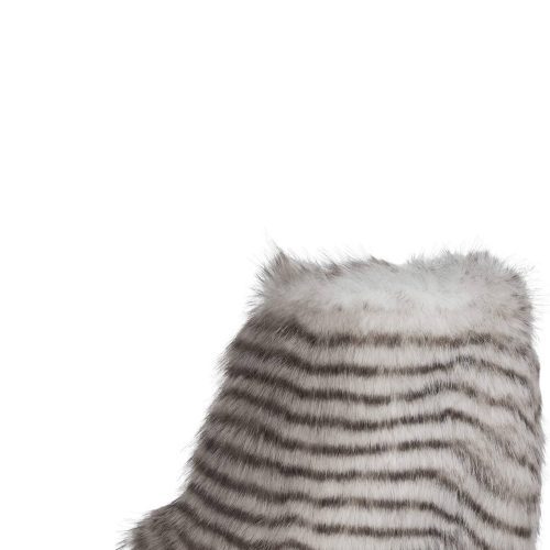 DEFROST Jeffrey Campbell Ankle Boot Ice Crackle White Grey