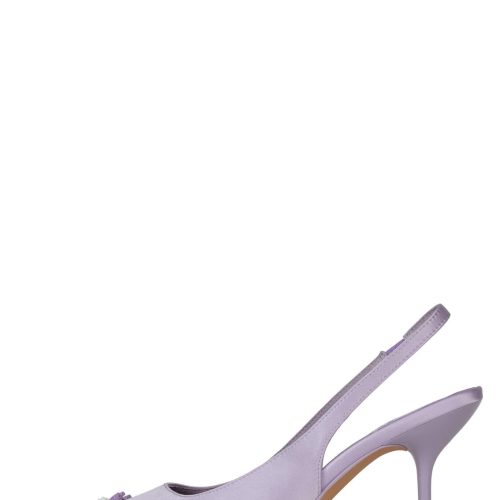 DISTAFF-SP Jeffrey Campbell Slingback Pump Lilac Silk Combo