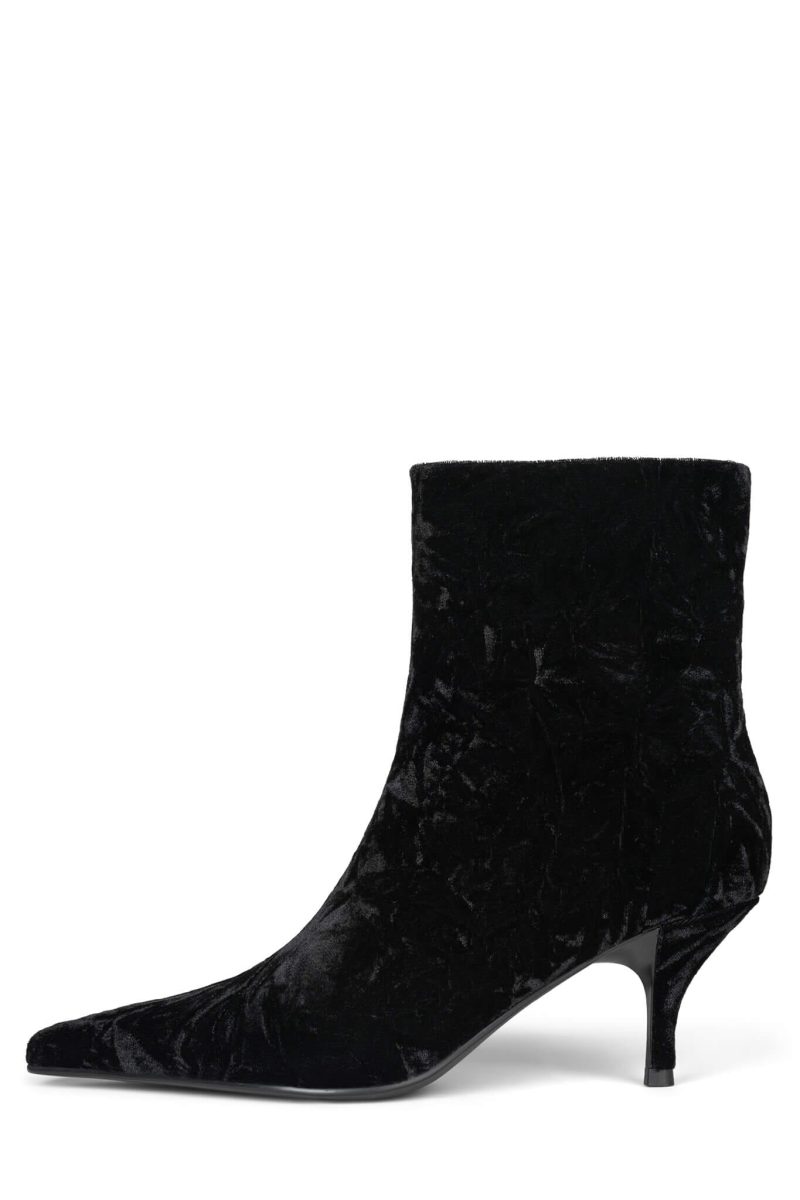 DISTANT Ankle boot DV Black Crushed Velvet 6