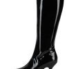 DISTANT-HI Knee-High Boot DV Black Patent 6