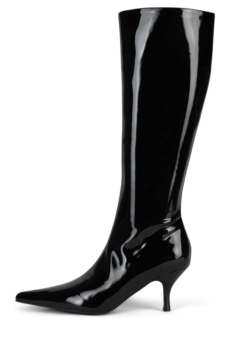 DISTANT-HI Knee-High Boot DV Black Patent 6