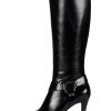 EATMYDUST Jeffrey Campbell Knee-High Boots Black