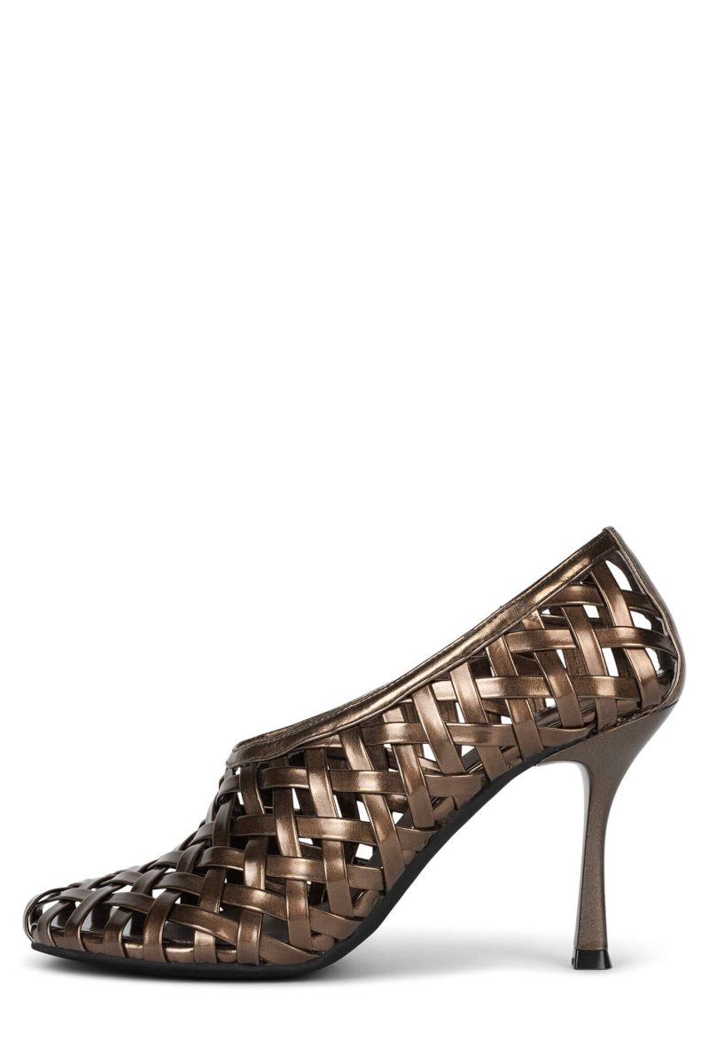 ENCAGED-H Jeffrey Campbell Stiletto Pump Bronze