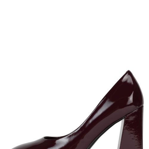 ETHICAL Pump ST Wine Crinkle Patent 6