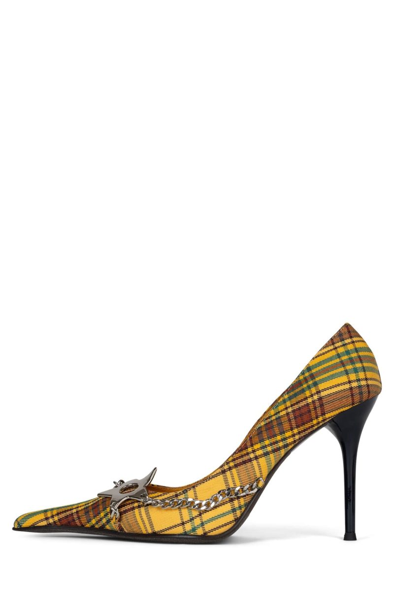 ETOILE YYH Yellow Plaid Silver 6