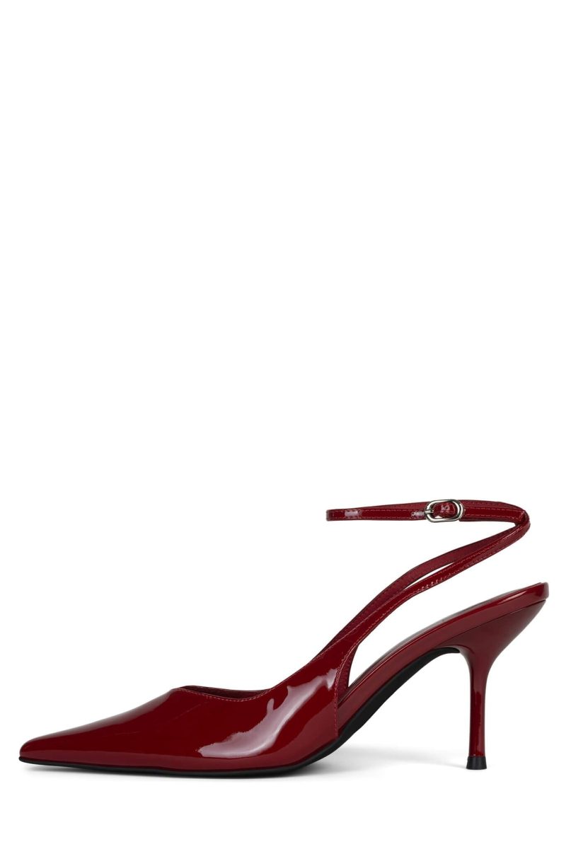 EXECUTIVE Slingback Heel ST Cherry Red Patent 6