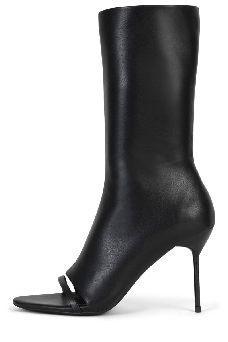 GLAMOUR Mid-Calf Boot YYH Black 6