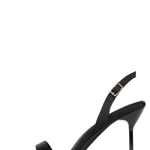 GO-GETTER Jeffrey Campbell Sandals Black Satin