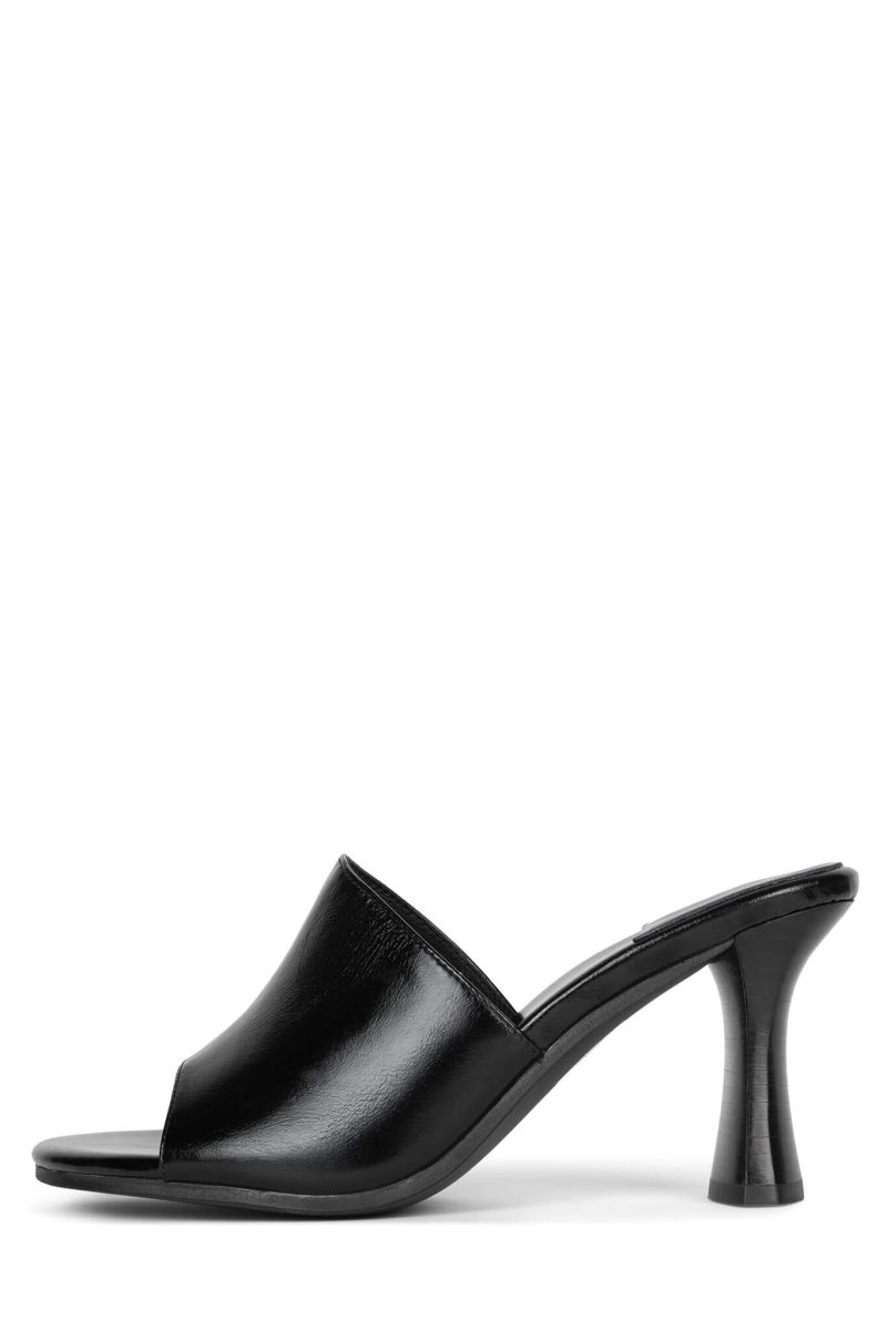 GOSSIPING Jeffrey Campbell Heeled Sandal Black