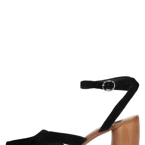 HEX-YOU Jeffrey Campbell Heeled Sandal Black Suede