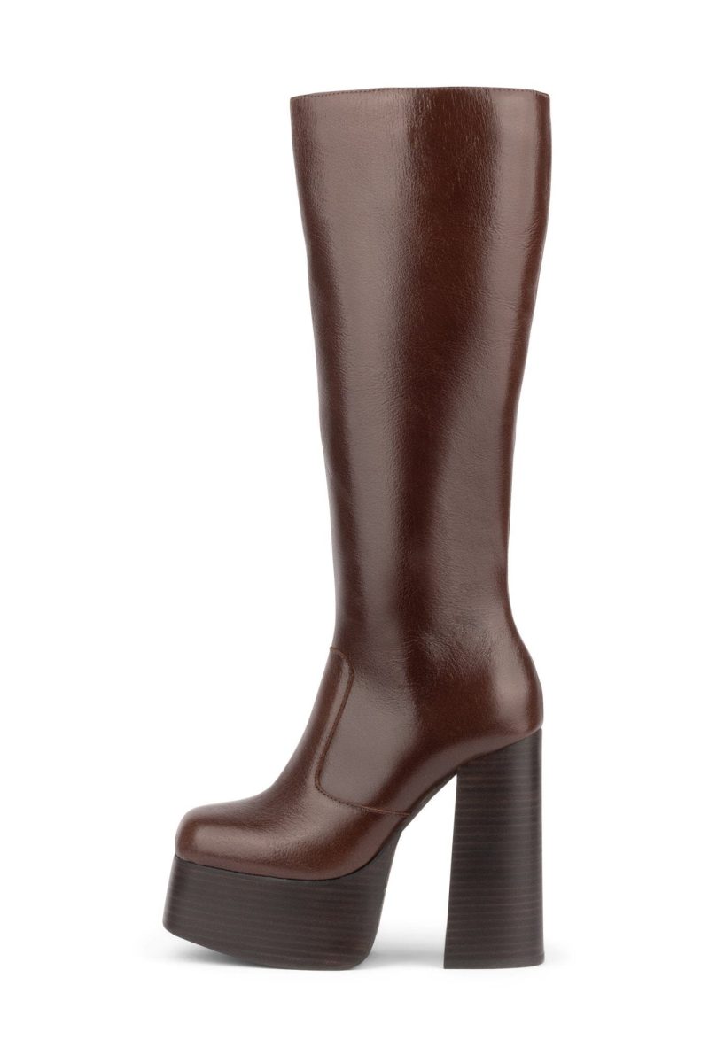 HEY-JOE Knee-High Boot HS Brown 6