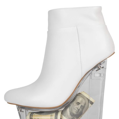 ICY Jeffrey Campbell Ankle-Boots White Dollars