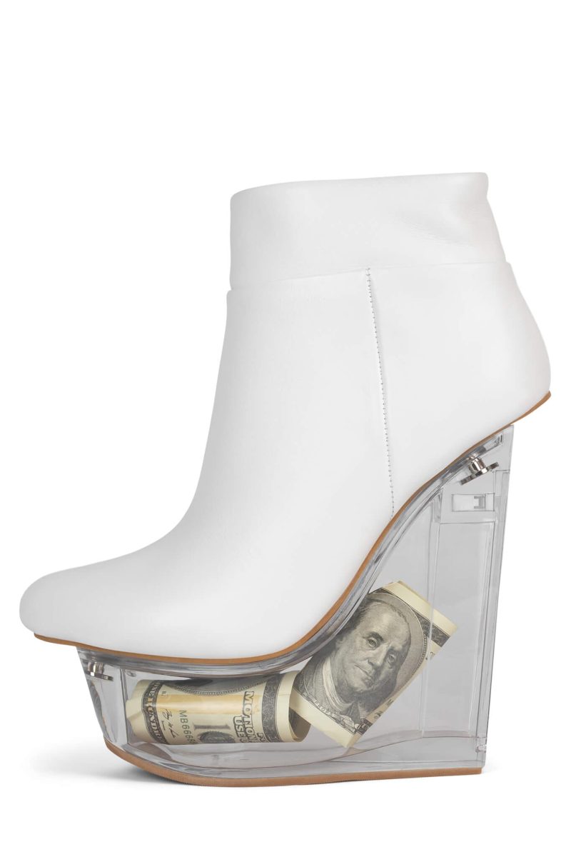 ICY Jeffrey Campbell Ankle-Boots White Dollars