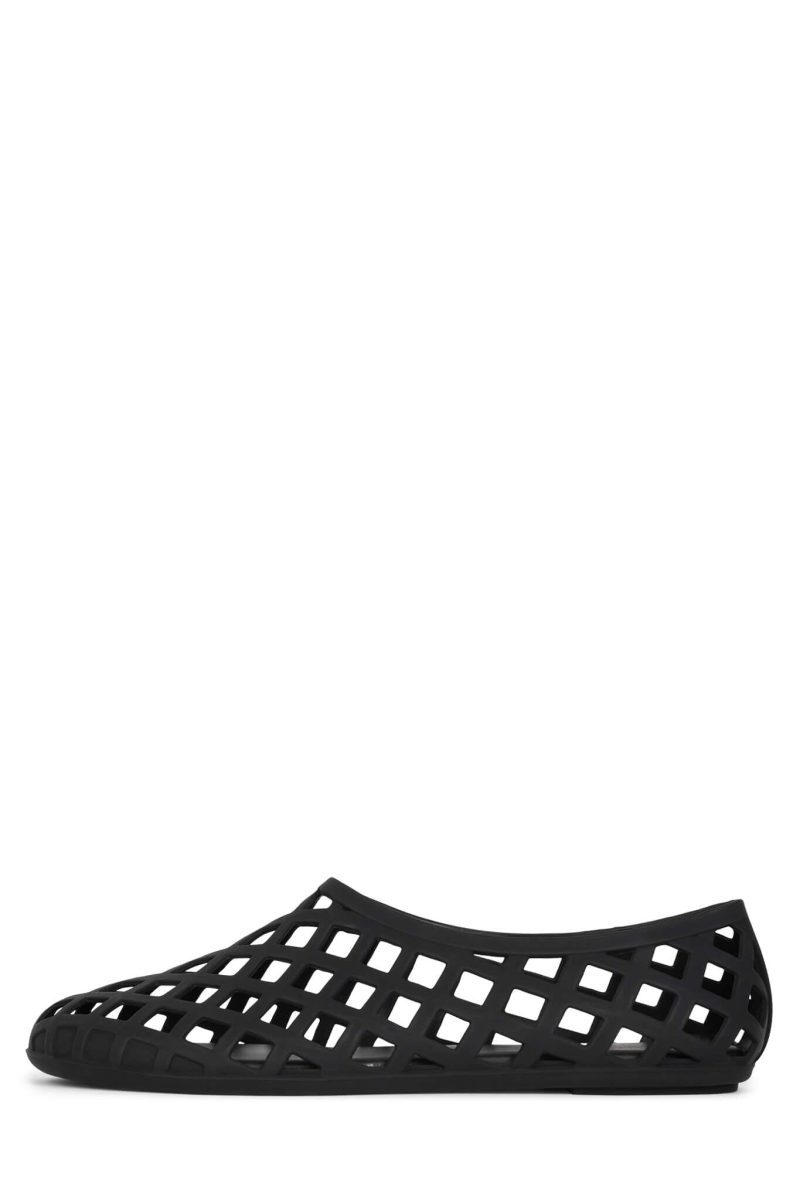 JELLZ Jeffrey Campbell Flats Black Matte