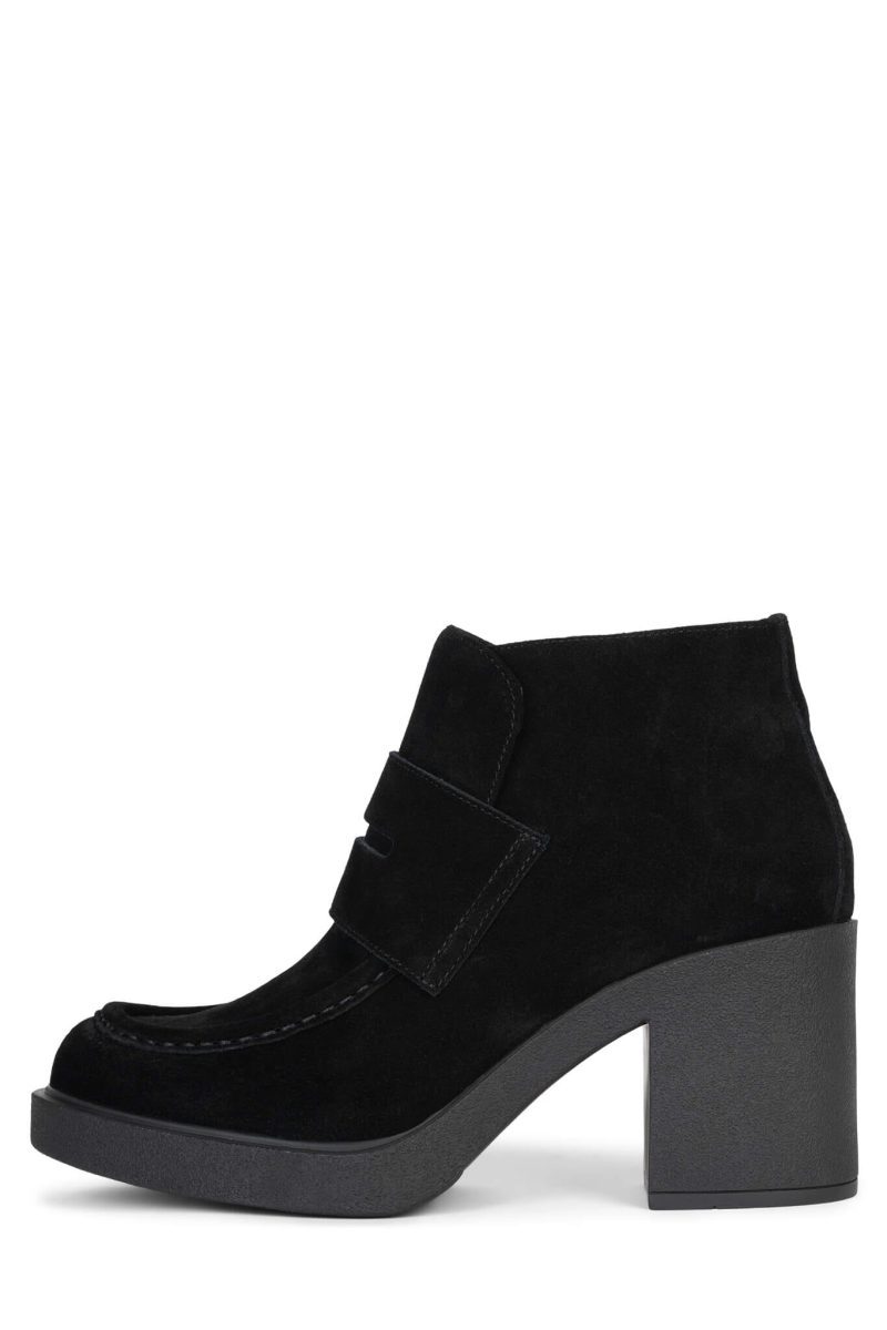 KAYLEN Heeled Boot DV Black Suede 6