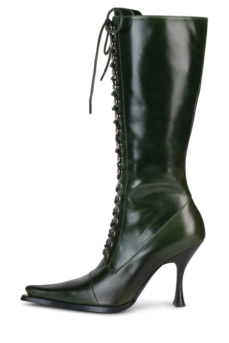 LANI-2 Knee-High Boot DV Green 6