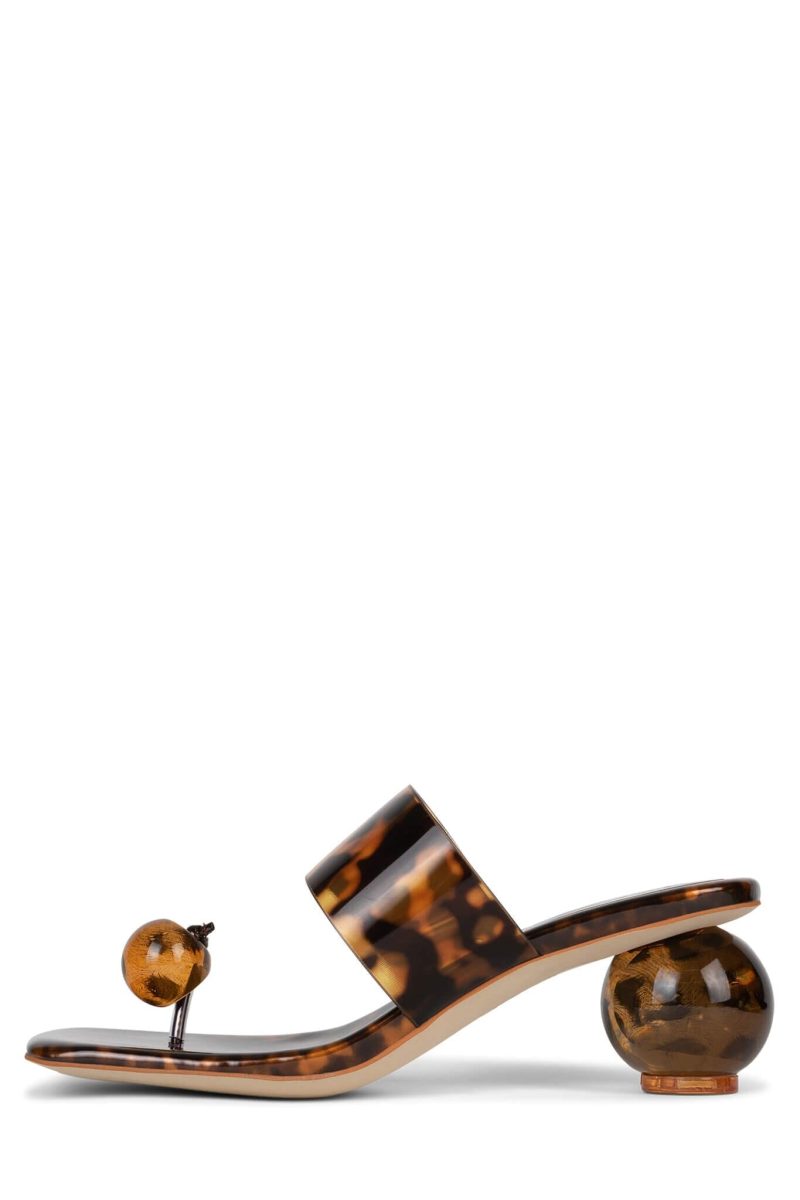 LATUS Jeffrey Campbell Heeled Sandal Tortoise