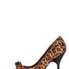 LUCKY-7-F Jeffrey Campbell Pump Brown Black Cheetah Gold