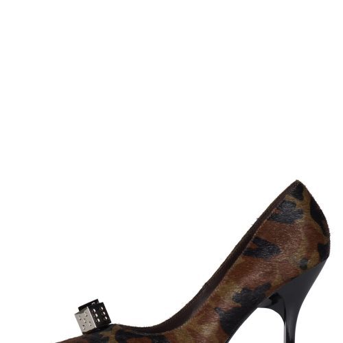 LUCKY-7-F Jeffrey Campbell Pump Khaki Black Camo Silver