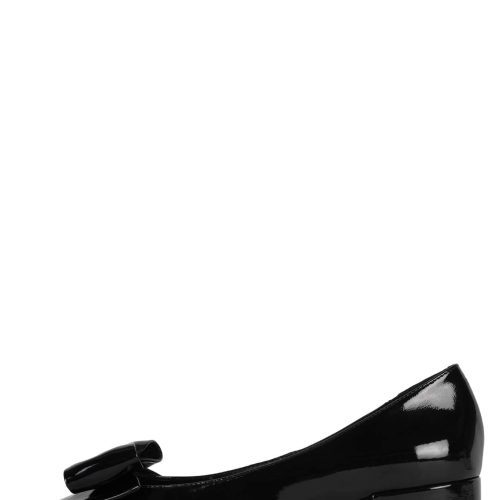 MADDIE Jeffrey Campbell Heeled Pump Black Crinkle Patent