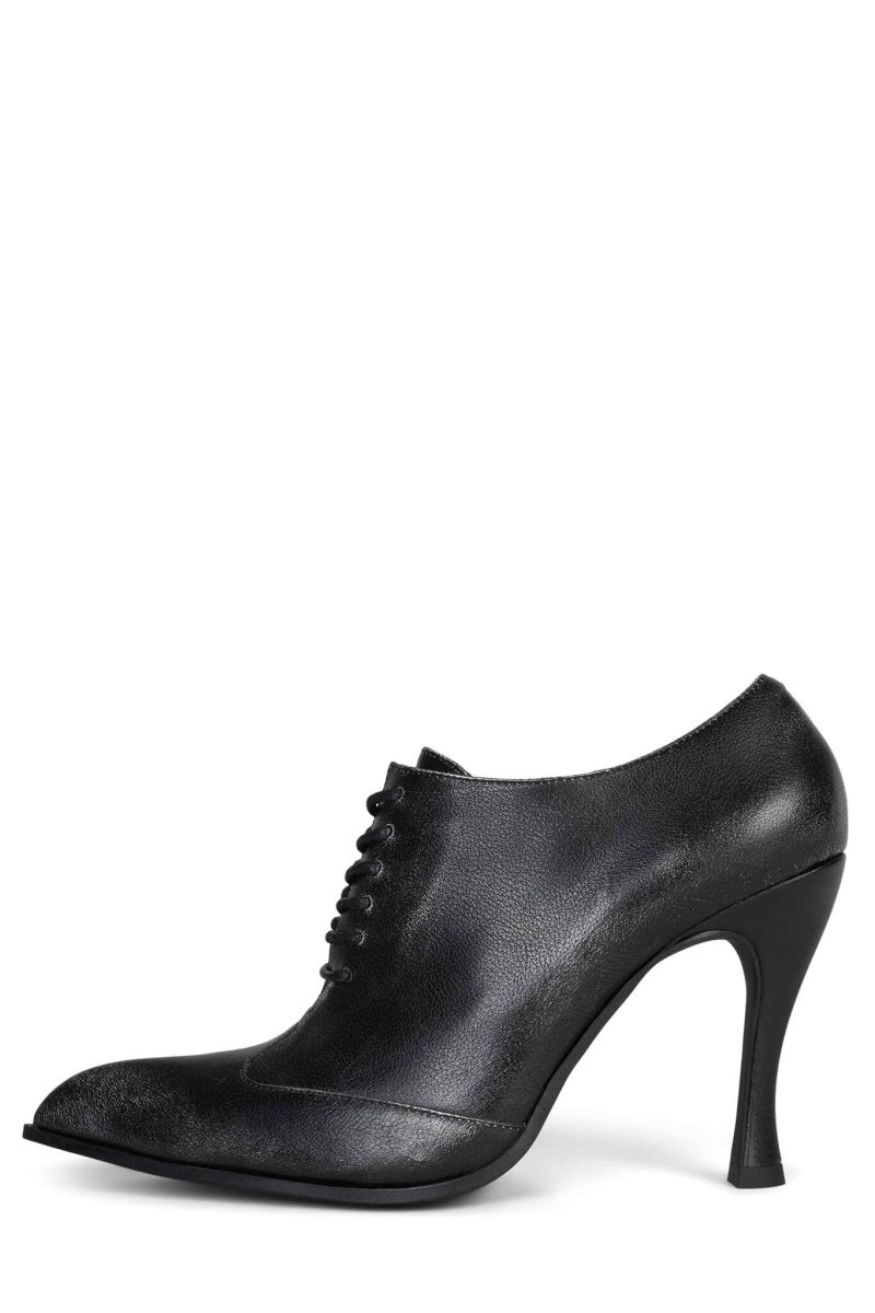 MANAGE-ME Jeffrey Campbell Ankle Boots Black Grey Ruboff