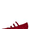 MARCIE Mary-Jane DV Crimson Crushed Velvet 6