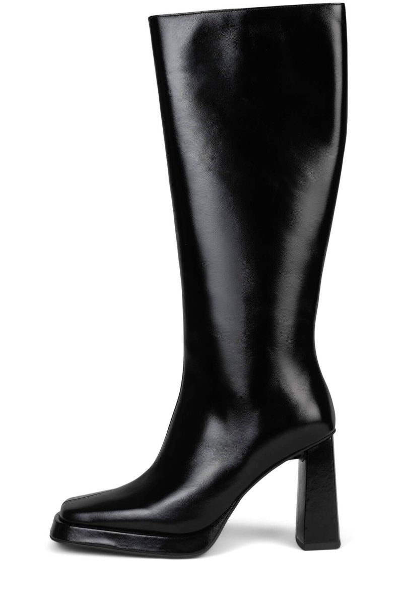 MAXIMAL-3 Platform Knee-High Boot Black