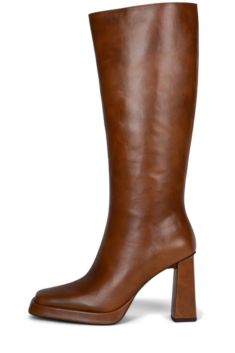 MAXIMAL-3 Knee-High Boot YYH Tan Shiny 5