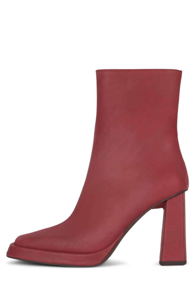 MAXIMAL-LO Heeled Bootie YYH Red 6