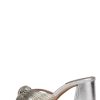 MELONGER-3 Jeffrey Campbell Heeled Sandal Silver Gold