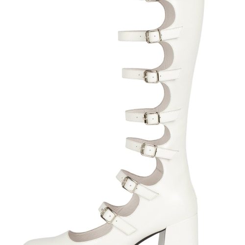 MONSIEUR Pump Jeffrey Campbell White Box 5