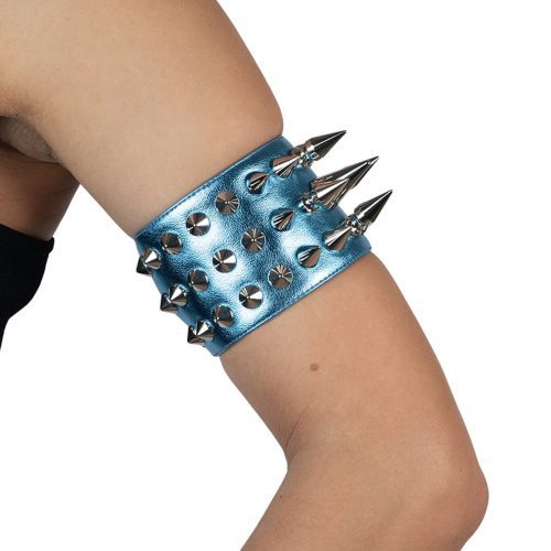 PARTY-GIRL Arm Cuff YYH Blue Metallic Silver