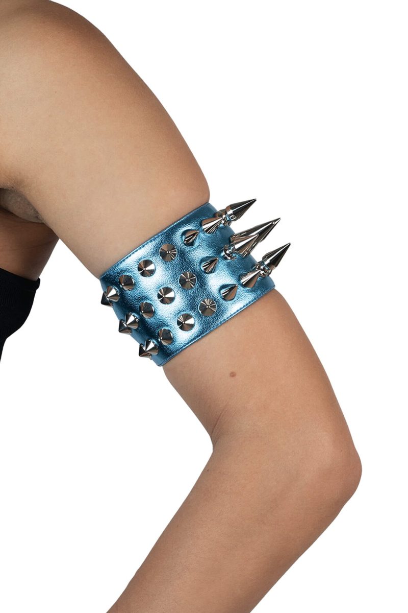 PARTY-GIRL Arm Cuff YYH Blue Metallic Silver